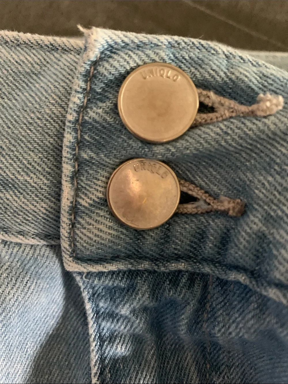 Uniqlo Light Blue Wide-Leg Jeans - Picture 5 of 14